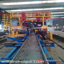 Easy to operate automatic gantry type welding machine for H-beam and commercial semi-trailer longitudinal beam